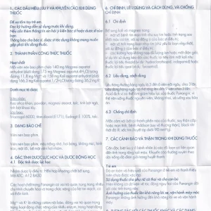 Viên nén Panangin Gedeon bổ sung kali, magnesi dùng trong suy tim (50 viên)