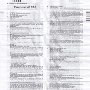 Thuốc Pantostad 40 CAP Stella điều trị viêm thực quản (4 vỉ x 7 viên)