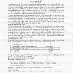 Viên uống Panteya Evalar giúp bổ sung kẽm và chiết xuất nhung hươu, giúp bồi bổ sức khỏe (40 viên)