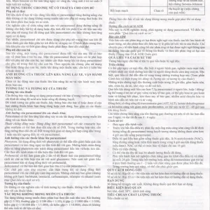 Viên sủi Effer-Paralmax 500 Boston giảm các chứng đau nhẹ đến vừa, đau đầu, đau răng (5 vỉ x 4 viên)