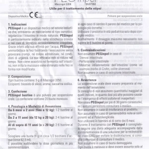 Bột pha hỗn dịch nhuận tràng PEGinpol 5g Buona cải thiện tình trạng táo bón cho trẻ (20 gói)