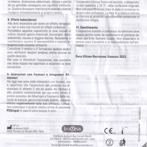 Bột pha hỗn dịch nhuận tràng PEGinpol 5g Buona cải thiện tình trạng táo bón cho trẻ (20 gói)
