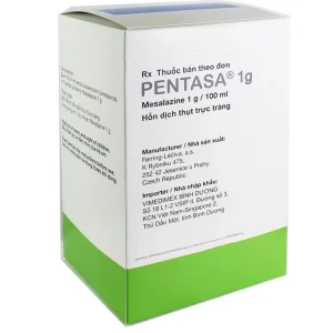 Thuốc Pentasa 1g Ferring điều trị bệnh viêm loét đại tràng (7 lọ x 100 ml)