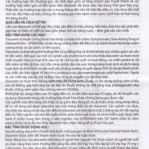 Thuốc uống Phabacerin 50 Pharbaco điều trị thoái hóa khớp (3 vỉ x 10 viên)