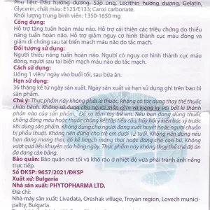 Viên uống Pikolin Ocavill hỗ trợ tăng tuần hoàn máu não, giảm hình thành cục máu đông (2 vỉ x 15 viên)