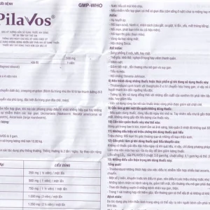 Thuốc Pilavos 500mg Usarichpharm điều trị bệnh giun lươn, ấu trùng giun di chuyển dưới da (7 vỉ x 4 viên)
