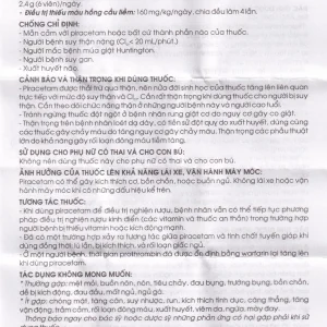 Viên nang cứng Piracetam 400mg Traphaco điều trị triệu chứng chóng mặt, suy giảm trí nhớ (6 vỉ x 10 viên)