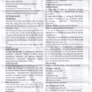 Thuốc Polydexa Bouchara điều trị viêm tai ngoài (10.5ml)