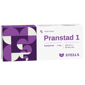 Thuốc Pranstad 1 Stella điều trị đái tháo đường típ 2 (3 vỉ x 10 viên)