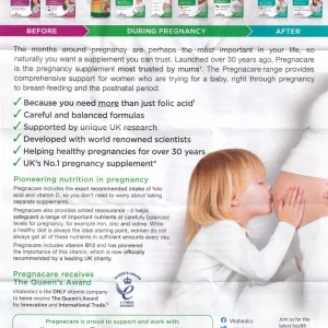 Viên uống Pregnacare Breast Feeding Vitabiotics bổ sung vitamin và khoáng chất cho phụ nữ cho con bú (6 vỉ x 14 viên)