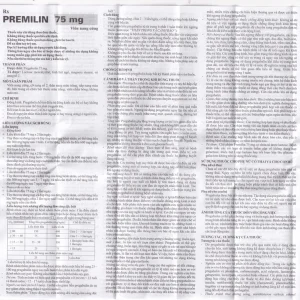 Thuốc Premilin 75mg Hasan điều trị động kinh cục bộ (3 vỉ x 10 viên)