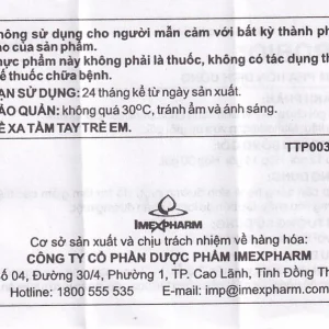 Cốm pha hỗn dịch uống Probio Imexpharm cân bằng hệ vi sinh đường ruột (14 gói)