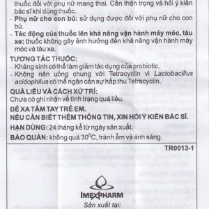 Thuốc cốm Probio IMP bổ sung vi khuẩn có ích ở ruột (14 gói x 1g)