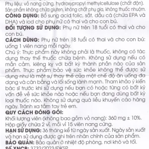 Viên uống proMUM New Live bổ sung các chất dinh dưỡng cho phụ nữ mang thai và cho con bú (2 vỉ x 15 viên)