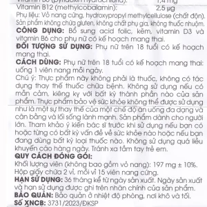 Viên uống proMUM New Start bổ sung vitamin và khoáng chất cho phụ nữ có kế hoạch mang thai (2 vỉ x 15 viên)