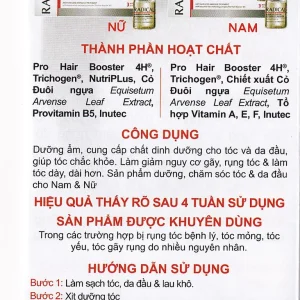 Tinh chất Radical Med Anti-Hair Loss ngừa rụng tóc cho nam (3 ống)