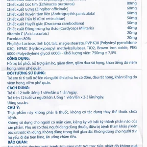 Viên uống Rama Bổ Phổi hỗ trợ bổ phổi, giảm ho (30 viên)