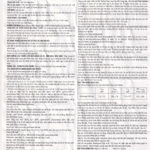Thuốc Rebamipid 100 DHG điều trị loét dạ dày (5 vỉ x 10 viên)