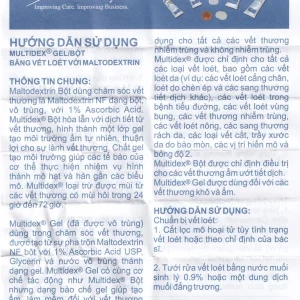 Bột Multidex 25g DeRoyal hỗ trợ điều trị viêm nhiễm da, làm lành các vết loét mãn tính