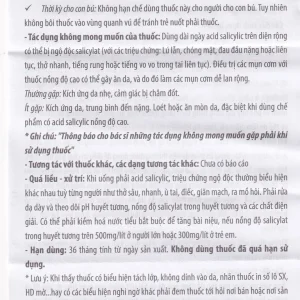 Thuốc mỡ bôi da Salicylic 5% Hataphar làm bạt sừng, bong vẩy (15g)