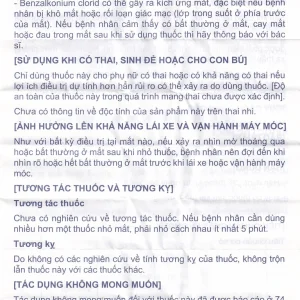 Thuốc nhỏ mắt Sanlein 0.1% Santen hỗ trợ điều trị rối loạn biểu mô kết giác mạc (5ml)