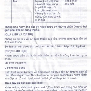 Thuốc nhỏ mắt Sanlein 0.1% Santen hỗ trợ điều trị rối loạn biểu mô kết giác mạc (5ml)