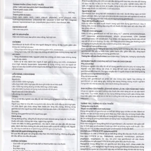 Thuốc SaVi Gemfibrozil 600 điều trị rối loạn mỡ máu (6 vỉ x 10 viên)