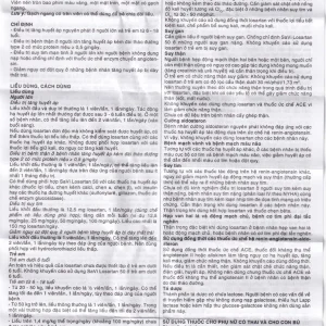 Thuốc Savi Losartan 50 điều trị tăng huyết áp nguyên phát (3 vỉ x 10 viên)