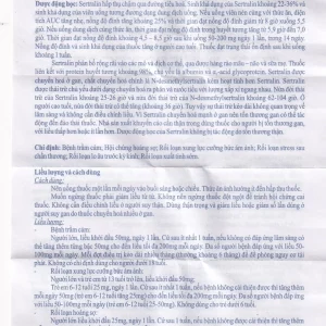 Thuốc Sertil 50 Kwality Pharmaceutical điều trị bệnh trầm cảm, hội chứng hoảng sợ (3 vỉ x 10 viên)