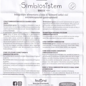 Dung dịch Simbiosistem Gocce 10ml Buona bổ sung lợi khuẩn đường ruột