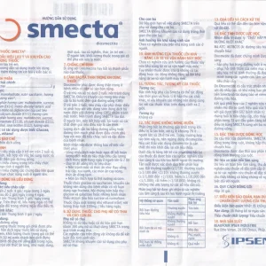 Thuốc bột pha hỗn dịch uống Smecta vị cam điều trị tiêu chảy (30 gói x 3g)