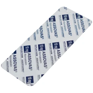 Thuốc Assovas 10mg Assopharma điều trị tăng cholesterol máu nguyên phát (3 vỉ x 10 viên)
