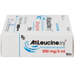 Dung dịch tiêm AtiLeucine inj 500mg/5ml An Thiên điều trị triệu chứng cơn chóng mặt (2 vỉ x 5 ống)