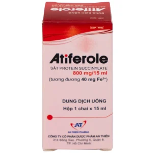 Dung dịch uống Atiferole An Thiên điều trị thiếu sắt và thiếu máu do thiếu sắt (60ml)