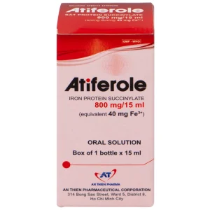 Dung dịch uống Atiferole An Thiên điều trị thiếu sắt và thiếu máu do thiếu sắt (60ml)