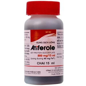 Dung dịch uống Atiferole An Thiên điều trị thiếu sắt và thiếu máu do thiếu sắt (60ml)