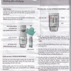 Bình xịt Spiriva Respimat Boehringer điều trị viêm phế quản mạn (60 liều)