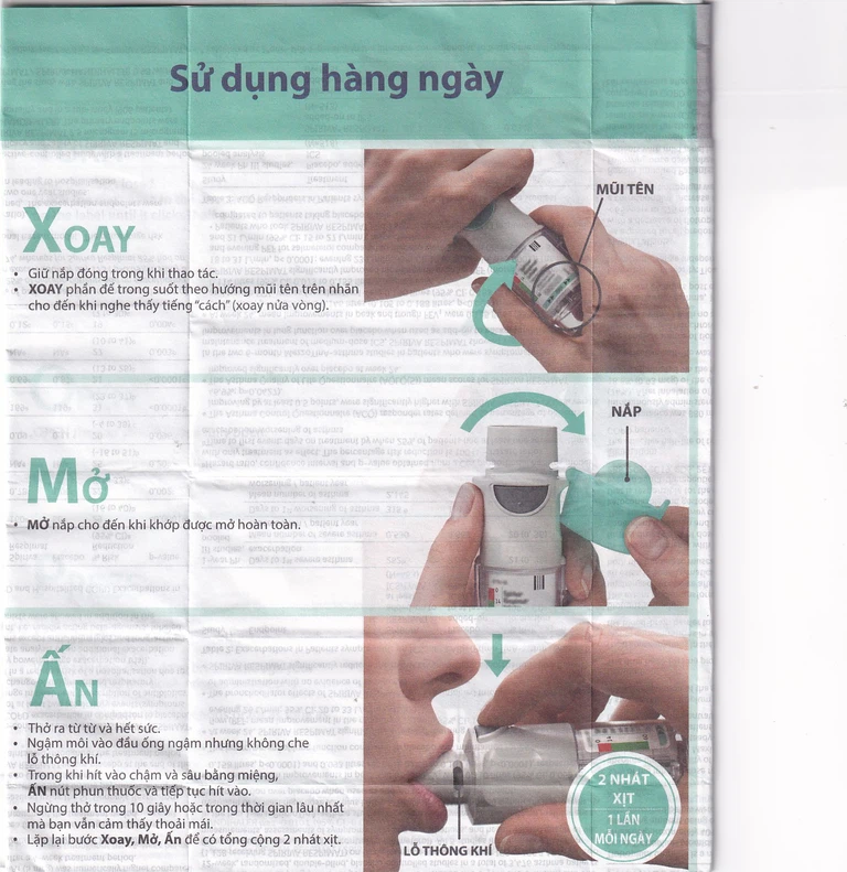 Bình xịt Spiriva Respimat Boehringer điều trị viêm phế quản mạn (60 liều)