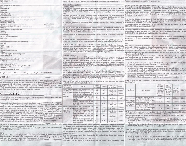 Bình xịt Spiriva Respimat Boehringer điều trị viêm phế quản mạn (60 liều)