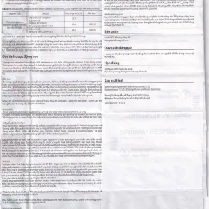 Bình xịt Spiriva Respimat Boehringer điều trị viêm phế quản mạn (60 liều)