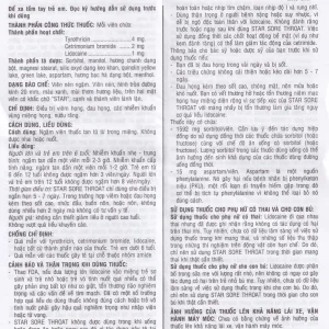 Viên ngậm Star Sore Throat OPV không đường điều trị đau họng, viêm họng (2 vỉ x 12 viên)