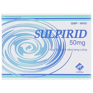 Thuốc Sulpiride Vidipha điều trị chứng rối loạn tâm thần phân liệt (10 vỉ x 10 viên)