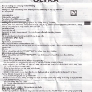 Thuốc nhỏ mắt Systane Ultra Alcon giảm các chứng rát và kích ứng do khô mắt (5ml)