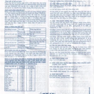 Thuốc Tanakan Ipsen điều trị triệu chứng rối loạn nhận thức ở người lớn tuổi (2 vỉ x 15 viên)