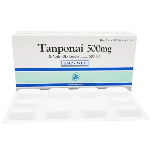 Thuốc Tanponai 500mg Donaipharm điều trị triệu chứng các cơn chóng mặt (3 vỉ x 10 viên)