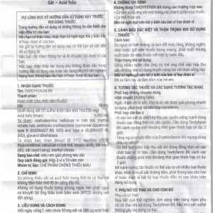 Thuốc Tardyferon B9 Pierre Fabre dự phòng thiếu sắt, acid folic cho phụ nữ có thai (3 vỉ x 10 viên)