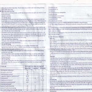 Bột hỗn dịch uống Taromentin 457mg/5ml điều trị nhiễm trùng viêm xoang, tai giữa, đường hô hấp (12.6g)