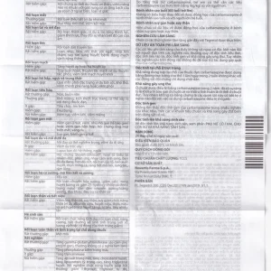 Thuốc Tegretol 200 Novartis điều trị bệnh động kinh (5 vỉ x 10 viên)