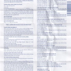 Thuốc Telfast HD 180mg Sanofi điều trị viêm mũi dị ứng, mày đay (1 vỉ x 10 viên)