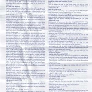 Thuốc Telfast HD 180mg Sanofi điều trị viêm mũi dị ứng, mày đay (1 vỉ x 10 viên)